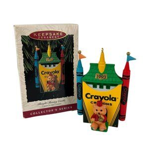 Hallmark Keepsake Ornament Crayola Crayon Bright Shining Castle Christmas Bear